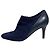 Autre Marque Cole Haan LIZETTE SHOOTIE 2 Wildleder-Bootie Blau Marineblau - Ansicht 3