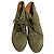Stivaletti wedge stringati in camoscio Marc by Marc Jacobs Verde Cachi - vista 2