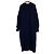 Autre Marque Simplicite High Neck Kleid Blau Marineblau