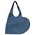 Autre Marque Borsa Tote Coperni Heart Denim Blu