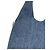Autre Marque Borsa Tote Coperni Heart Denim Blu - vista 3
