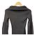 Céline Celine V-Ausschnitt Rippstrick-Top Braun - Ansicht 4