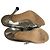 Manolo Blahnik Mary Jane Open Toe Pumps Silber - Ansicht 8