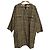 Céline Celine Seiden-Minikleid Braun Schwarz Beige Gelb