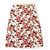 Autre Marque Falda de jacquard floral marimekko JUHANALA Naranja - vista 2