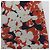 Autre Marque Falda de jacquard floral marimekko JUHANALA Naranja - vista 3