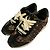Autre Marque Dsquared2 Sneaker aus Wildleder mit Blumenprint Schwarz