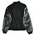 Autre Marque CHANGES REMAKE VARSITY JACKET Chaqueta Varsity de lana y cuero vacuno Negro Azul marino - vista 2