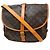 Louis Vuitton Saumur Monogram 35 Marrone - vista 2