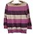 Autre Marque Top de punto Brooks Brothers Rosa Multicolor