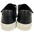 Prada Leder-Sneaker mit Klettverschluss Schwarz Weiß - Ansicht 6