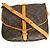 Louis Vuitton Saumur Monogram 35 Marrone
