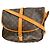 Louis Vuitton Saumur Monogram 35 Marrone - vista 2