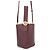 Borsa a mano Loewe Pebble Baguette in pelle Bordò