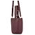Borsa a mano Loewe Pebble Baguette in pelle Bordò - vista 2
