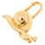 Hermès Hermes Snail Cadena Charm 1995 Golden - Ansicht 3