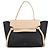 Céline Celine Handtasche aus Leder in Two-Tone Schwarz Beige