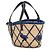Borsa in rafia Loewe Anagram Blu Beige Blu navy - vista 2