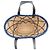 Borsa in rafia Loewe Anagram Blu Beige Blu navy - vista 5