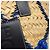 Borsa in rafia Loewe Anagram Blu Beige Blu navy - vista 6