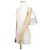 Borsa a tracolla mini Balenciaga Lucagol in pelle goffrata Bianco - vista 4