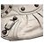 Borsa a tracolla mini Balenciaga Lucagol in pelle goffrata Bianco - vista 8