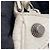 Borsa a tracolla mini Balenciaga Lucagol in pelle goffrata Bianco - vista 9
