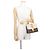 Borsa Louis Vuitton Monogram Mouton Rocky BB Marrone - vista 4