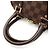 Bolso de mano Louis Vuitton Damier Rivera Mini Castaño Damier ebene - vista 5