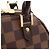 Bolso de mano Louis Vuitton Damier Rivera Mini Castaño Damier ebene - vista 7