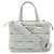 Mala Tote Pequena Acolchoada Prada Azul - vista 2