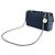 Borsa a tracolla Chanel Medallion Matelassé in denim Blu - vista 3