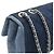 Borsa a tracolla Chanel Medallion Matelassé in denim Blu - vista 5