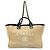 Borsa Tote Large Chanel Deauville Line Nero Beige