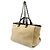Borsa Tote Large Chanel Deauville Line Nero Beige - vista 3