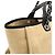Borsa Tote Large Chanel Deauville Line Nero Beige - vista 6