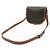 Céline Borsa a spalla media CELINE Triomphe Folco Marrone scuro - vista 3