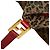 Fendi Tote Bag mit Leopardenprint Braun Rot - Ansicht 9