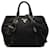 Borsa a Mano Prada Logo Borsa a Tracolla 2-Way Nero