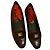 Autre Marque Braune Lederpumps mit goldener Schnalle