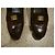 Autre Marque Braune Lederpumps mit goldener Schnalle - Ansicht 3