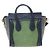 Céline Celine Tricolor Luggage Leather Micro Verde - vista 2