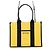 Borsa Balenciaga Hardware Canvas Leather Nero Giallo