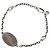 Bracciale con ciondolo argento Gucci GG Marmont - vista 3