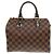 Borsa Louis Vuitton Speedy 25 Damier Marrone Damier ebene - vista 2