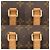 Borsa a mano Louis Vuitton Papillon 30 Marrone Monogramma - vista 8
