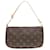 Borsa Louis Vuitton Pochette Accessoires Monogram Marrone Monogramma - vista 3
