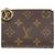 Louis Vuitton Portefeuille Lisa Monogram Bi-fold Wallet Marrone Rosa Monogramma