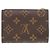 Louis Vuitton Portefeuille Lisa Monogram Bi-fold Wallet Marrone Rosa Monogramma - vista 3