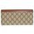 Gucci GG Supreme Leder-Langbrieftasche Braun Beige - Ansicht 3